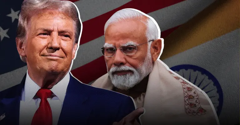 ডোনাল্ড ট্রাম্প ও নরেন্দ্র মোদি